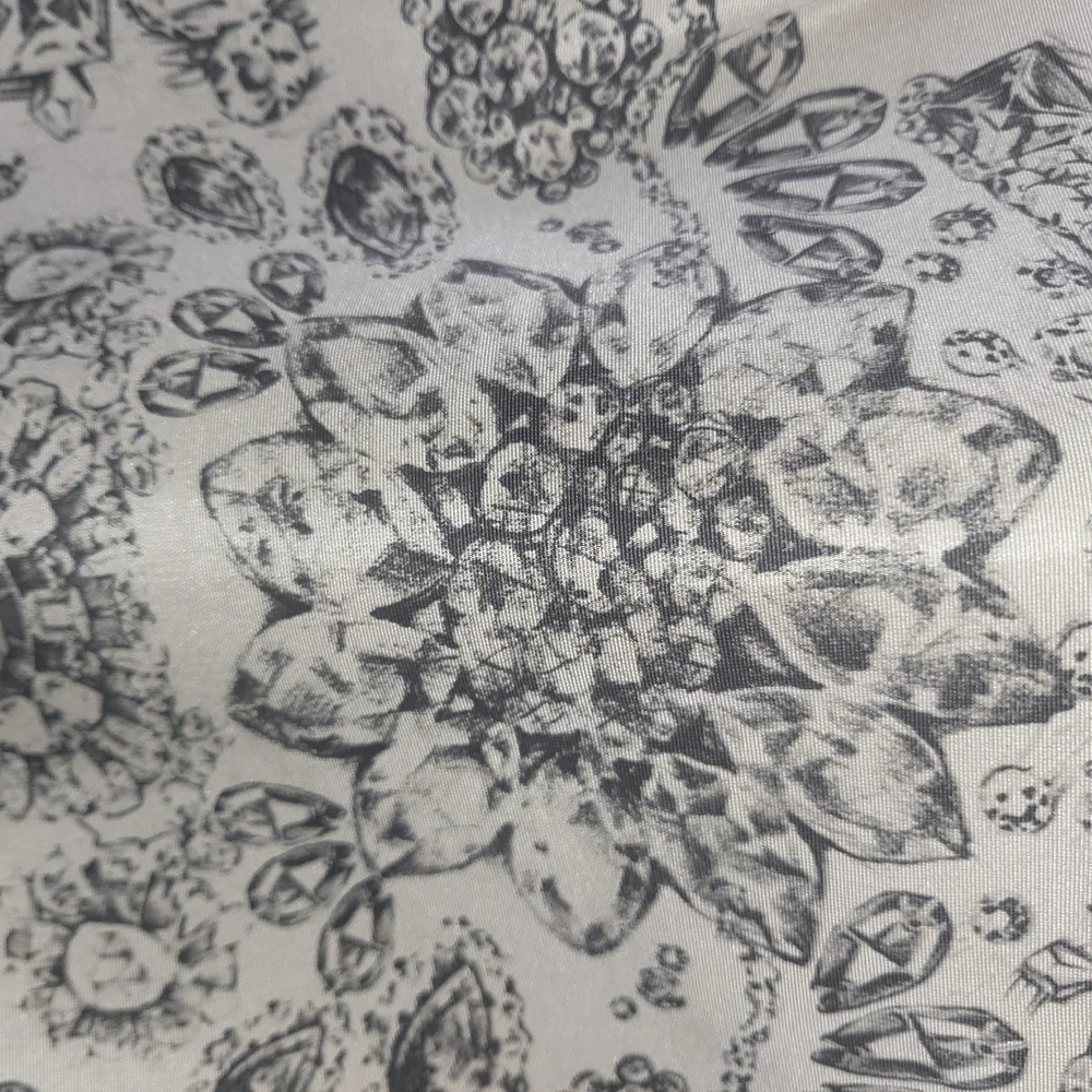 Beige Dress with Black Floral Design - Picture 4 of 7